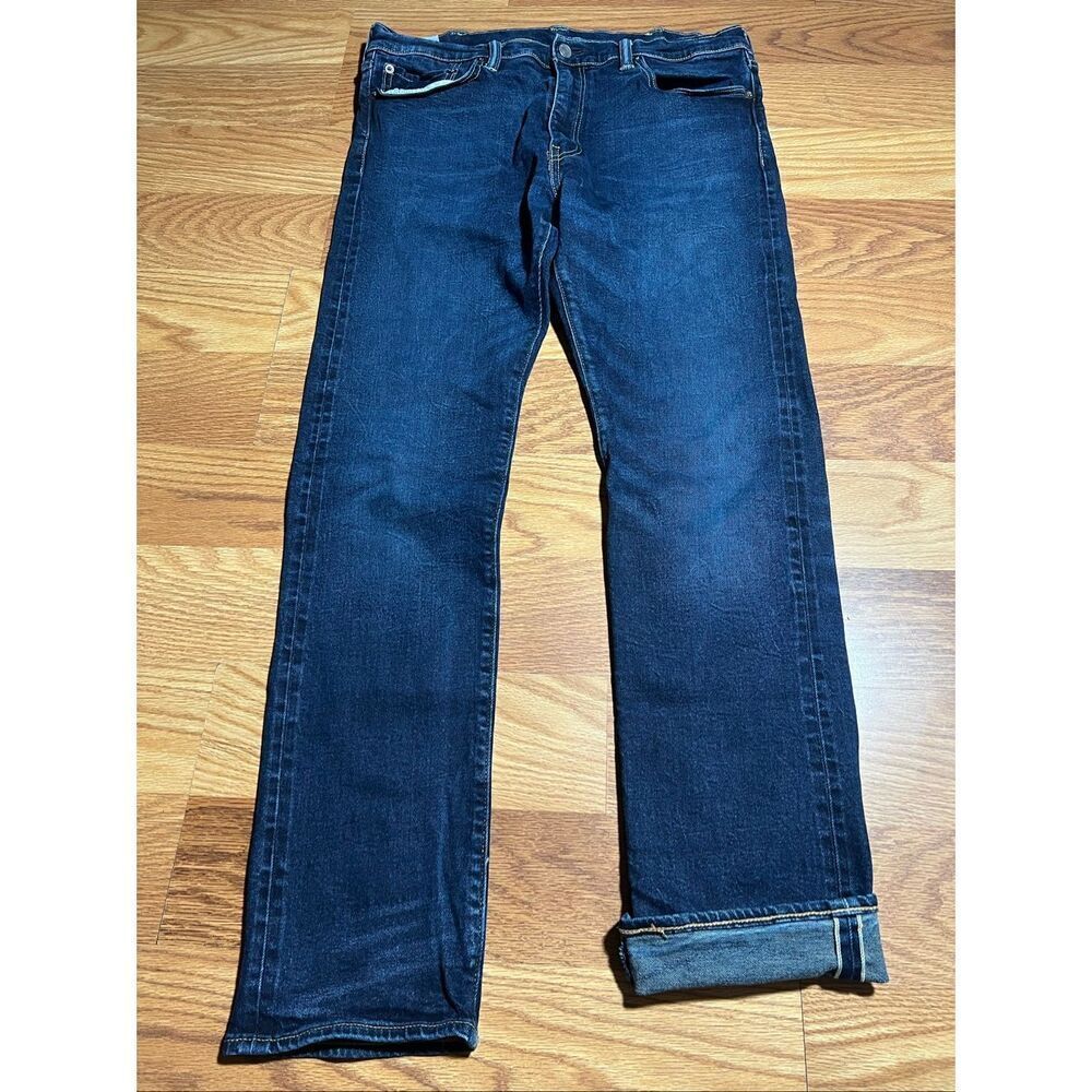 Levi’s Men’s 511 Slim Stretch Selvedge Jeans 38x32 (Actual 34x30)